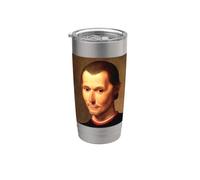 Niccolo Maquiavelo Retrato Pintura Santi 1550 Vaso térmico de acero inoxidable de doble pared