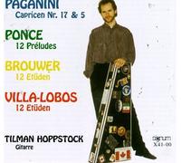 Niccolo Paganini/Ponce/Heitor Villa-Lobos/Bro - Caprices 5 & 17 / Preludes 1-12 / Etudes 1-12