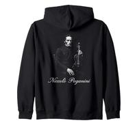 Niccolò Paganini Romantic Era Violín Virtuoso Retrato Sudadera con Capucha
