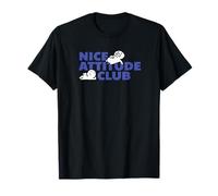 Nice Attitude Club Cute Kindness - Camiseta gráfica estética Camiseta