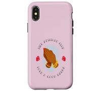 Nice Attitude Club - Love & Good Karma (Manos Rezando) Carcasa para iPhone X/XS