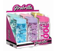 Nice Bottiglia ecologia in Alluminio con Uno Scintillante Rivestimento Rimovibile di Paillettes .Colore Viola portala Sempre con Te !