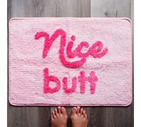 Nice Butt - Tapete de baño Divertido y Bonito tapete de baño para niñas, tapete de baño Divertido y Bonito, Antideslizante, Lavable