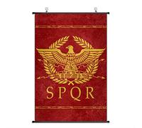 Nice Captain Póster de pergamino con símbolo cultural de la época romana antigua, arte de pared, decoración del hogar, 75 x 50 cm (Roma)