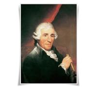 Nice Captain Póster de retrato de compositores clásicos de los 50 mejores músicos, impresiones A3, decoración de pared (09 Joseph Haydn)