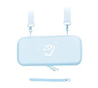 Nice Cat'S Leg Carrier Bag, Professional Hard Shell -Box Capacidad Gran Capacidad Resistencia a la Resistencia Al Polvo para Gameconsole -Asaccesorios (Azul Jacinto)