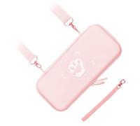 Nice Cat'S Leg Carrier Bag, Professional Hard Shell -Box Capacidad Gran Capacidad Resistencia a la Resistencia Al Polvo para Gameconsole -Asaccesorios (Rosa Precioso)