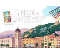 Nice & Côte d'Azur: Coloriages anti-stress - 36 cartes postales prédécoupées
