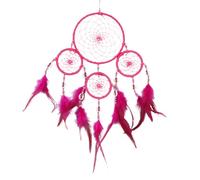 Nice Dream Atrapasueños, Pineapple Pequeño Dream Catcher Bohemio Hecho a Mano, Hecho a Mano, para Niñas, Niñas, Niños, Guardería, Dormitorio, Decoración de Pared, Rosa Roja