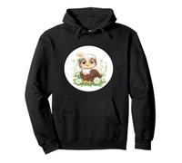 Nice Eagle ama Las Margaritas y Prado en Verano Sudadera con Capucha