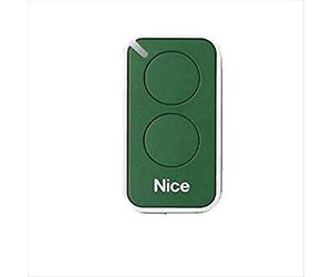 Nice Era-Inti - Mando a Distancia para Puerta Original (2 Teclas, 433,92 MHz, código Aleatorio para reemplazar los mandos a Distancia Nice Very VR One, ON1, ON2, así como Flor, FLO2R-S y FLO1R-S