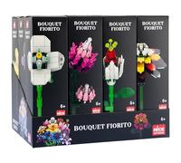 Nice Group - Flower Ladrillos Surtido II - Juego de construcción en Bloques de Flores, 1 Caja Sorpresa