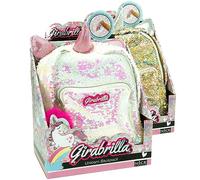 NICE Group - Girabrilla Mochila Mini con diseño de Unicornio en lentejuelas reversibles para Niñas