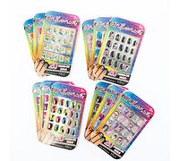 Nice Group Influencer Blister Press-On Nails, Kit de decoración de uñas Adhesivas para niños, geométrico, Multicolor, Taglia Unica (92051)