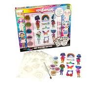 Nice Group - Influencer Set Glitter Tattoo, Kit con Tatuajes y Purpurina en Polvo para Niños - 92021
