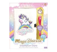 Nice Group - Magic Unicorn - Dreamycorn Secret Diary, 1 Diario Secreto Mágico Unicornio con Pelo y Bolígrafo Mágico