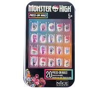 Nice Group - Monster High Press-on Nails, Kit de Decoraciones Adhesivas para Uñas, 1 Blíster Sorpresa