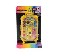 Nice Group Rainbow High Big Trolley Make Up, Set de Maquillaje para niños con Sombra de Ojos, Brillo de Labios y Gemas 3D