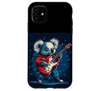 Nice Koala Bear Tritura la Guitarra para un Sonido Legendario Carcasa para iPhone 11