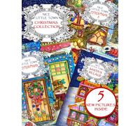 Nice Little Town Christmas Collection: Adult Coloring book (All nice little town Christmas books collection, Stress relieving designs.)