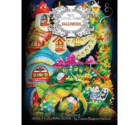 Nice Little Town - Halloween: Adult Coloring Book (Stress Relieving Coloring Pages, Coloring Book for Relaxation)