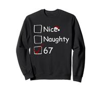Nice Naughty 67 Meme Funny Christmas Men Women Kids Sudadera