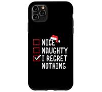 Nice Naughty I Lamento Nada Lista de Navidad Carcasa para iPhone 11 Pro MAX