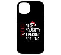 Nice Naughty I Lamento Nada Lista de Navidad Carcasa para iPhone 13