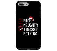 Nice Naughty I Lamento Nada Lista de Navidad Carcasa para iPhone 7 Plus/8 Plus