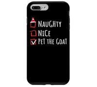 Nice Naughty Pet The Goat Christmas List Granja Carcasa para iPhone 7 Plus/8 Plus