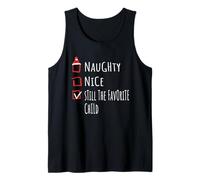 Nice Naughty Still The Favorite Child Christmas List Shirt Camiseta sin Mangas