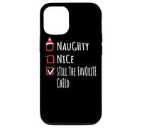 Nice Naughty Still The Favorite Child Christmas List Shirt Carcasa para iPhone 12/12 Pro