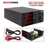 NICE-POWER 30V 10A 5A DC fuente de alimentación de laboratorio regulador de voltaje ajustable interruptor fuente de alimentación de banco 60V 120V3A interfaz USB 30V10A-232 Port