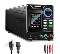 NICE-POWER Fuente de alimentación CC variable, 0-400 V 0-1 A de alto voltaje, programable, ajustable, fuente de alimentación de banco de laboratorio regulada con perilla codificadora, memoria de