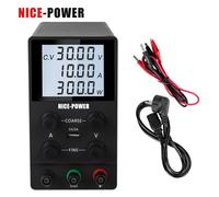 Nice-Power-fuente de alimentación de laboratorio regulado por CC, USB, ajustable, 30V, 10A, laboratorio, 60V, 5A, regulador de voltaje, estabilizador, fuente de banco DIY Battery 120V3A