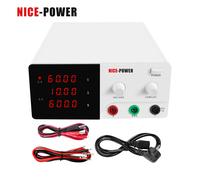 Nice-power-fuente de alimentación profesional para laboratorio, regulador de voltaje de corriente ajustable de laboratorio, 30V, 30A, 60V, 10A, 20a, 60a R-SPS1530-White