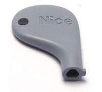 NICE PPD1244A.4540 - Llave de desbloqueo triangular para puerta, llave de liberación universal, apertura manual de corte corriente, compatible con NICE PopKit RoadKit RobusKit WingoKit HoppKit