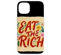 Nice Red Come el Rico Discurso con Flor y Paz Carcasa para iPhone 13