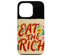 Nice Red Come el Rico Discurso con Flor y Paz Carcasa para iPhone 13 Pro