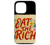 Nice Red Come el Rico Discurso con Flor y Paz Carcasa para iPhone 14 Pro MAX