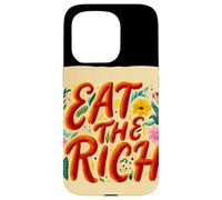 Nice Red Come el Rico Discurso con Flor y Paz Carcasa para iPhone 15 Pro