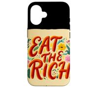 Nice Red Come el Rico Discurso con Flor y Paz Carcasa para iPhone 16