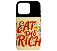 Nice Red Come el Rico Discurso con Flor y Paz Carcasa para iPhone 16 Pro