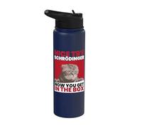 Nice Try Schrödinger I El científico felino de Stainless Steel Insulated Water Bottle