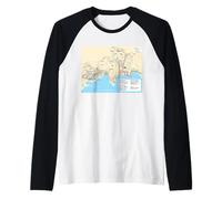 Nice Urban Travel Network Arte Francia Camiseta Manga Raglan