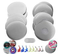 Nice2Have 25 juegos de botones magnéticos para nevera de 58 mm, suministros para hacer botones para máquina de hacer botones