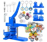 Nice2Have Máquina para Hacer Botones de 1-1.2-2.25 Pulgadas - 500 Botones, Abridores, Imanes, Llaveros, 500+ Diseños Gratis