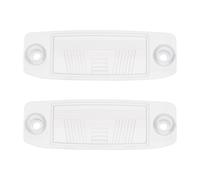 Nicear 2 piezas de cubierta de lámpara de luz de matrícula trasera, carcasa de lente de lámpara de matrícula, carcasa compatible con Sorento 2011-2013 OEM 92510-2p000 925102P000