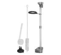 Nicear Juego de bandeja de alimentación para camarones con tubo de alimentación ajustable para acuario y cepillo de limpieza. Accesorios para acuarios de camarones, cangrejos y mascotas acuáticas.