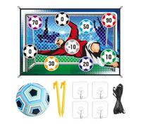Nicear Juego de fútbol para practicar la precisión, adhesivo de tela, juego de fútbol adecuado para entrenamiento de fútbol en interiores y exteriores.